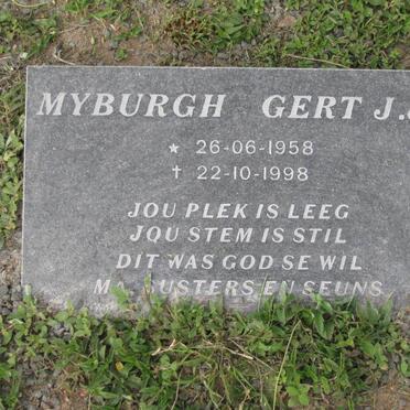 MYBURGH Gert J.J. 1958-1998