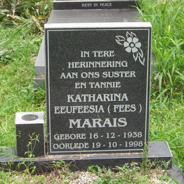 MARAIS Katharina Eeufeesia 1938-1998