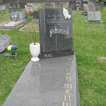 MAC Cornelius Johannes 1927-1981