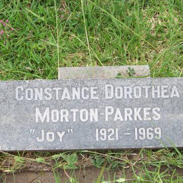 PARKES Constance Dorothea, Morton 1921-1969
