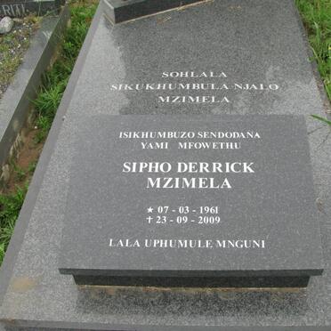 MZIMELA Sipho Derrick 1961-2009