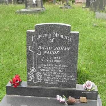 NAUDE David Johan 1954-2003