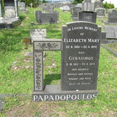 PAPADOPOULOS Gerasimos 1912-1975 &amp; Elizabeth Mary 1905-1972
