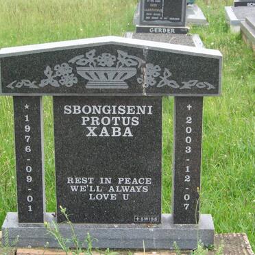 XABA Sbongiseni Protus 1976-2003