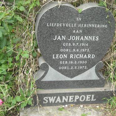 SWANEPOEL Jan Johannes 1914-1973 :: SWANEPOEL Leon Richard 1950-1973