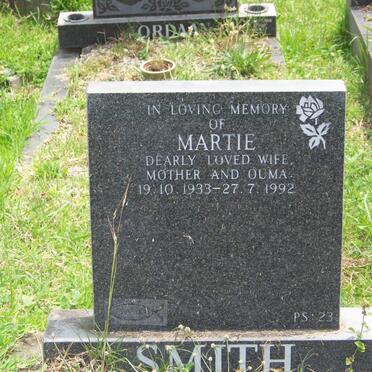 SMITH Martie 1922-1992