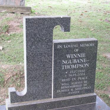 THOMPSON Winnie, Ngubane 1930-2004