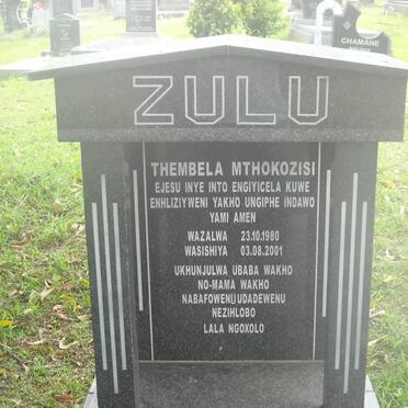 ZULU Thembela Mthokozisi 1980-2001