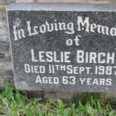 BIRCH Leslie -1987