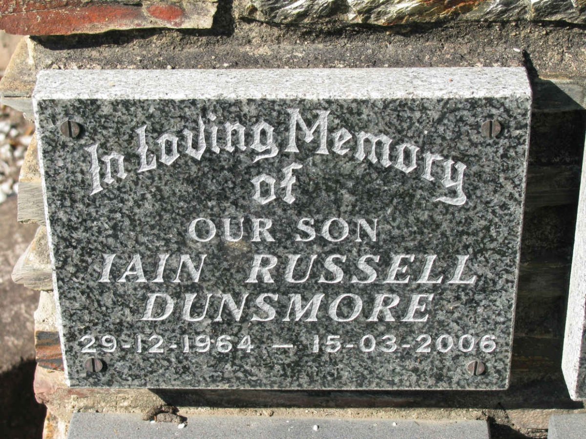 DUNSMORE Iain Russell 1964-2006