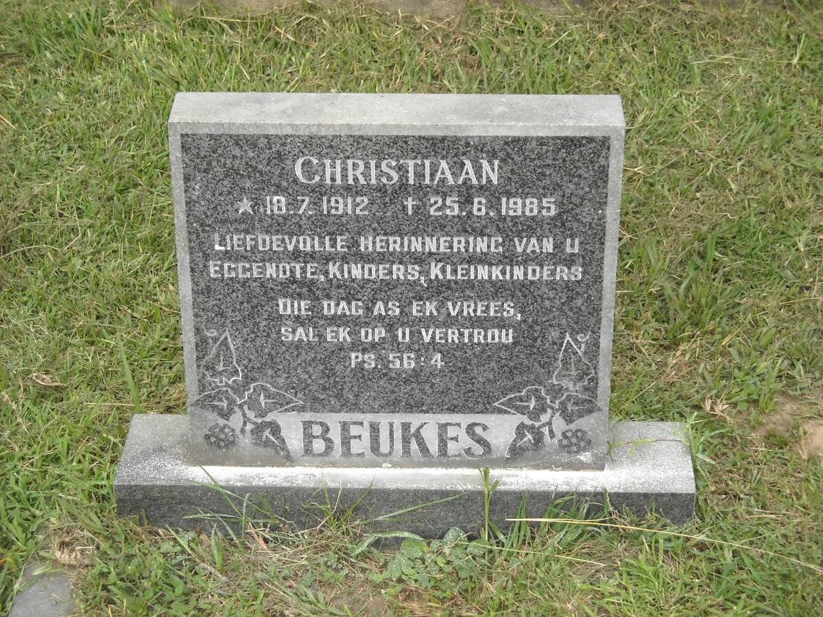 BEUKES Christiaan 1912-1985