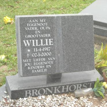 BRONKHORST Willie 1917-2000