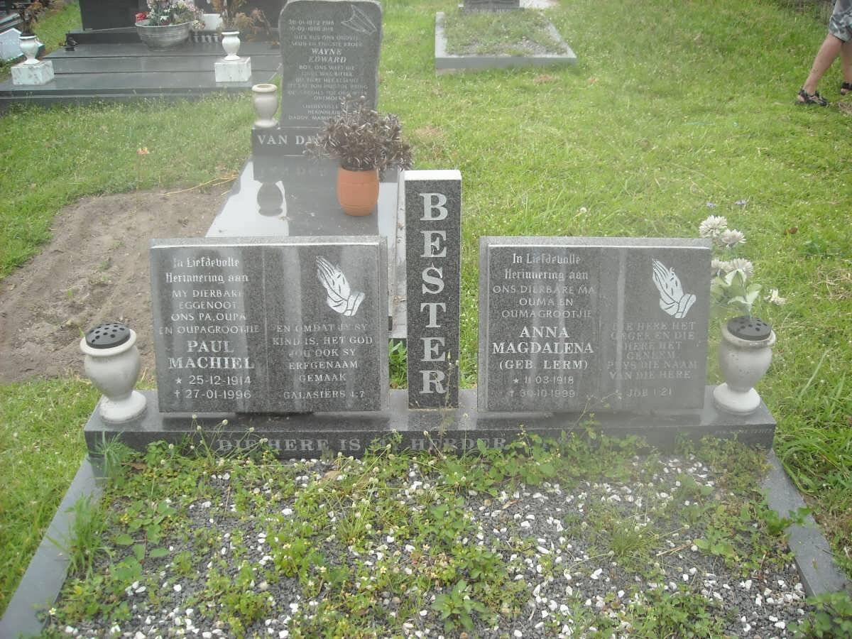 BESTER Paul Machiel 1914-1996 &amp; Anna Magdalena LERM 1918-1999
