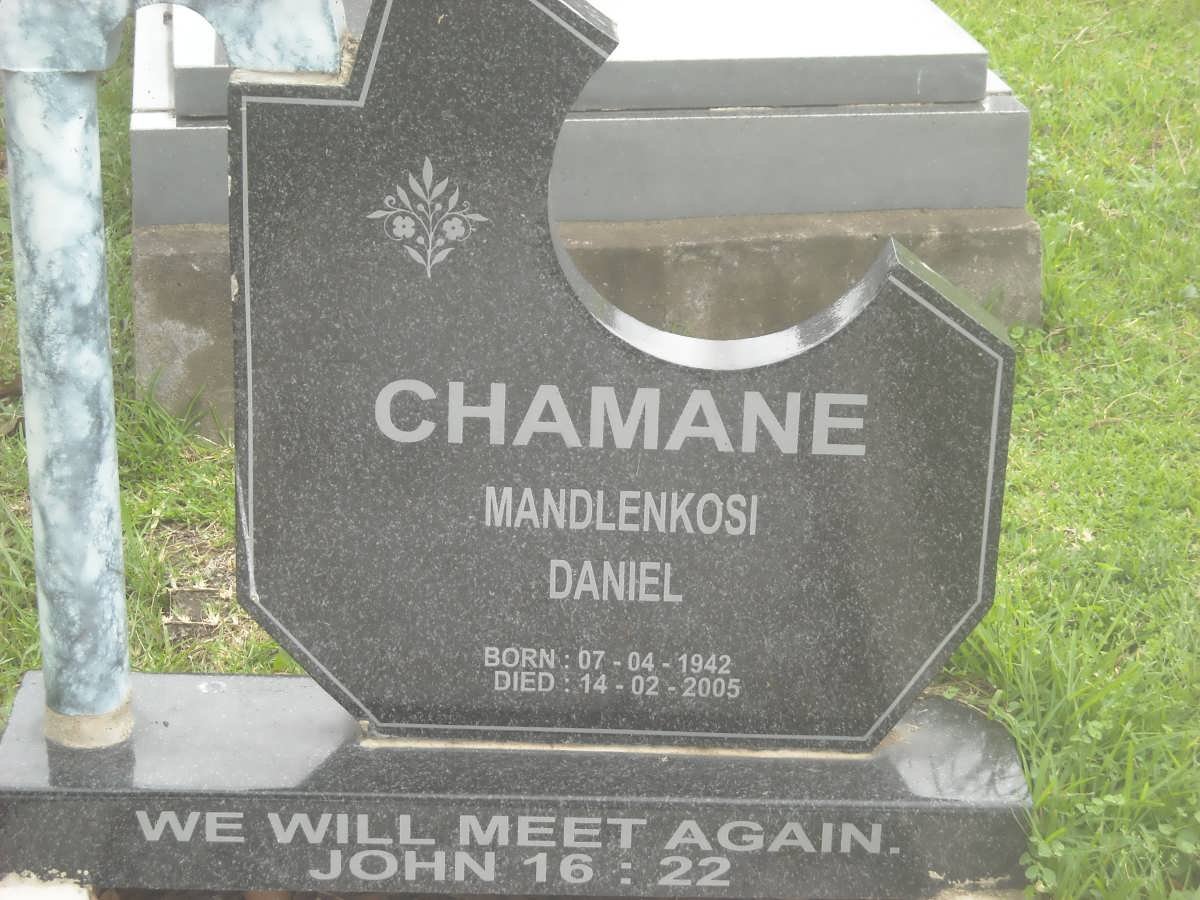 CHAMANE Mandlenkosi Daniel 1942-2005