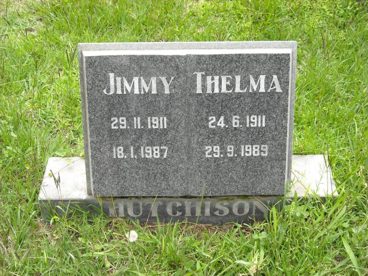 HUTCHINSON Jimmy 1911-1987 &amp; Thelma 1911-1989