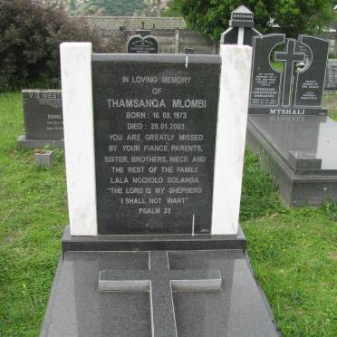 MLOMBI Thamsanqa 1973-2003