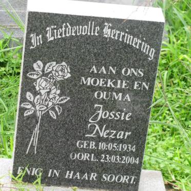 NEZAR Jossie 1934-2004