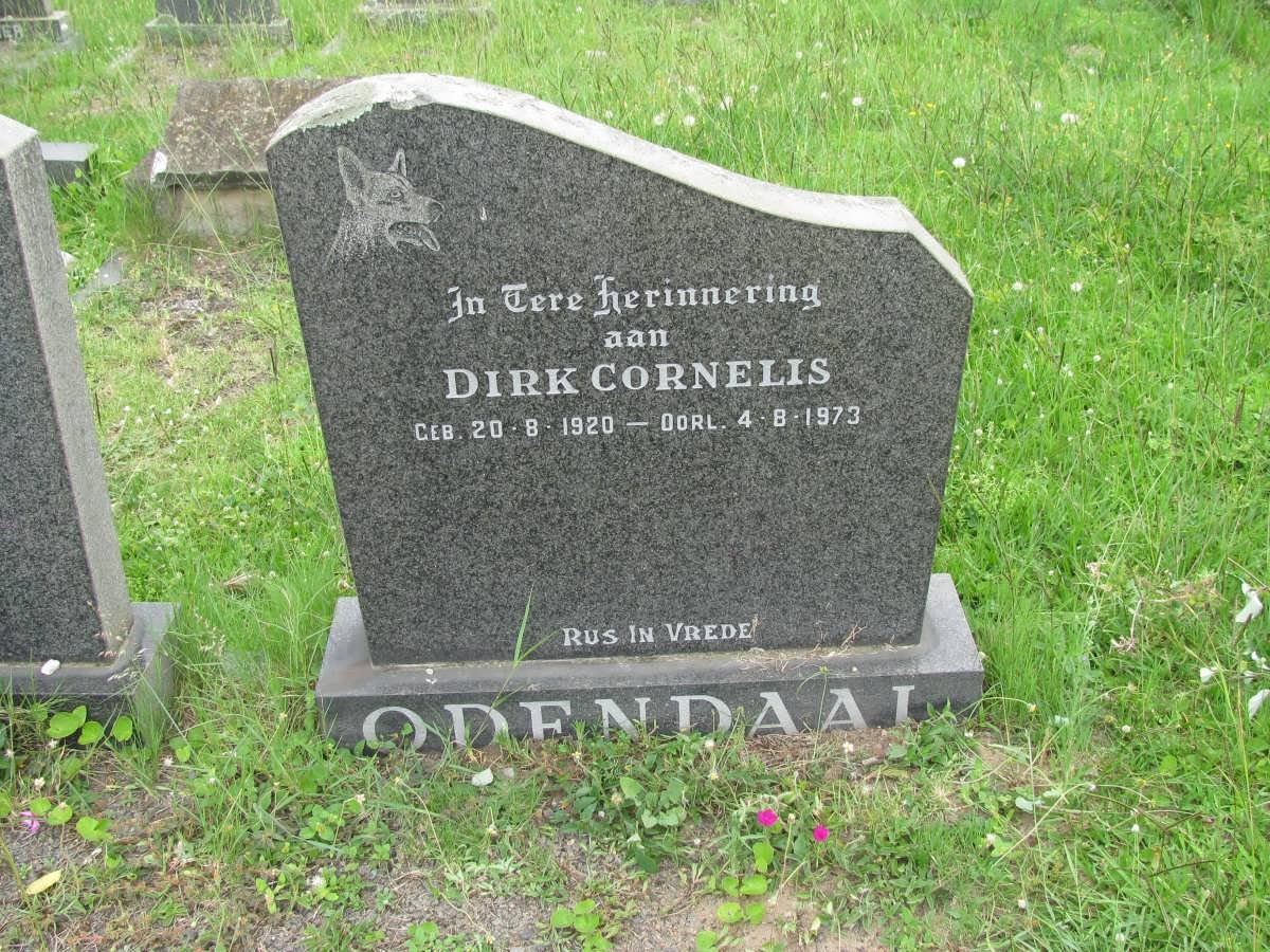 ODENDAAL Dirk Cornelis 1920-1973