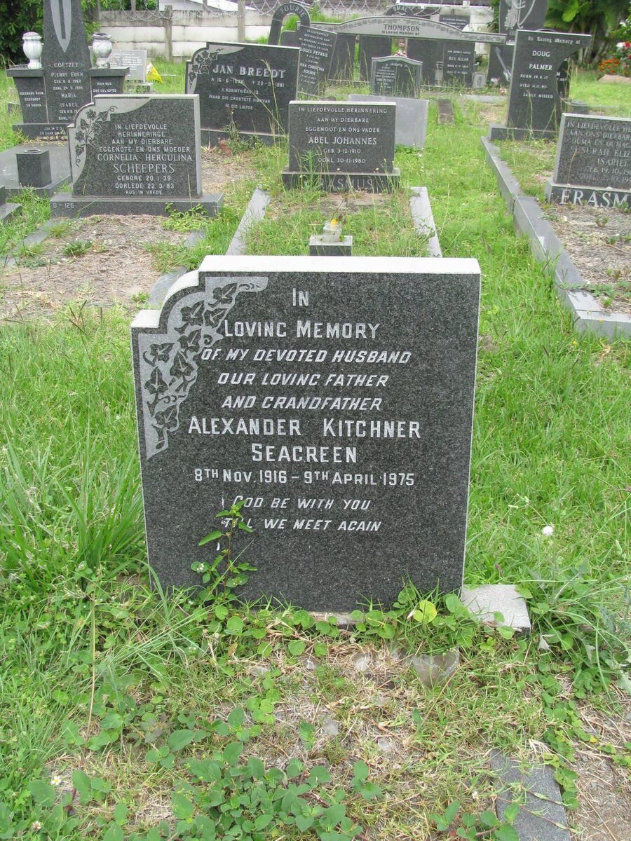SEAGREEN Alexander Kitchner 1916-1975