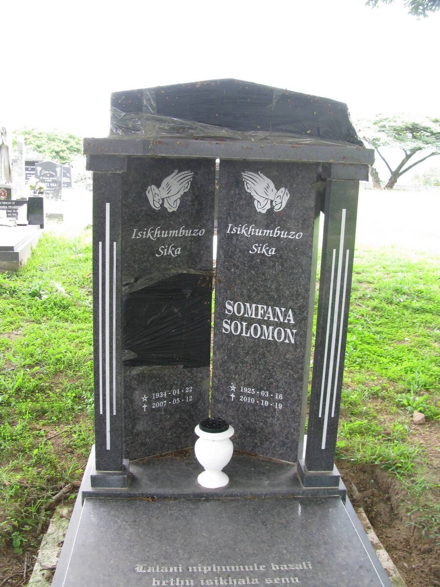 SOLOMON Somfana 1925-2010