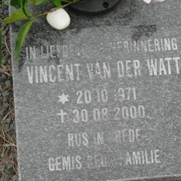 WATT Johan, van der 1959-1979 :: VAN DER WATT Vincent 1971-2000