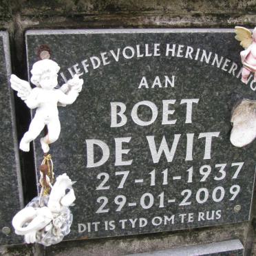 WIT Boet, de 1937-2009