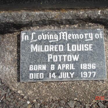 POTTOW Mildred Louise 1896-1977