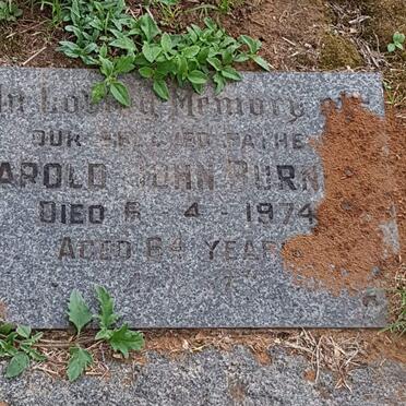 BURNESS Harold John -1974