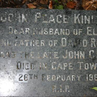 KINLOCH John Peace -1981