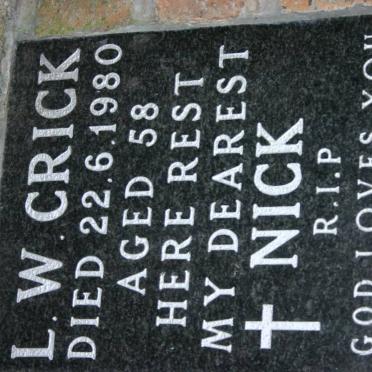 CRICK L.W. -1980