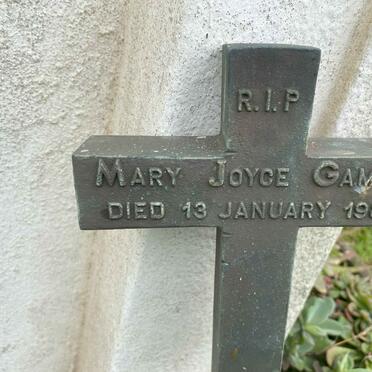 GAMBLE Mary Joyce -1981