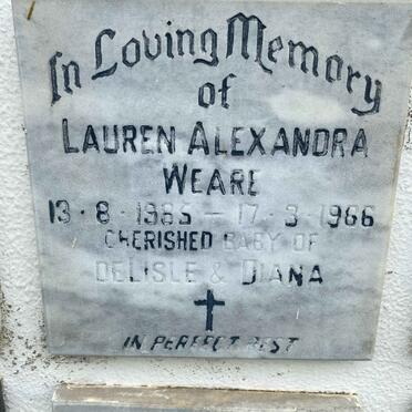 WEARE Lauren Alexandra 1985-1966