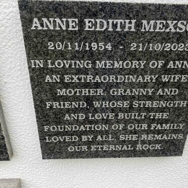MEXSON Anne Edith 1954-2023