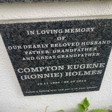 HOLMES Compton Eugene Ronnie 1924-2014