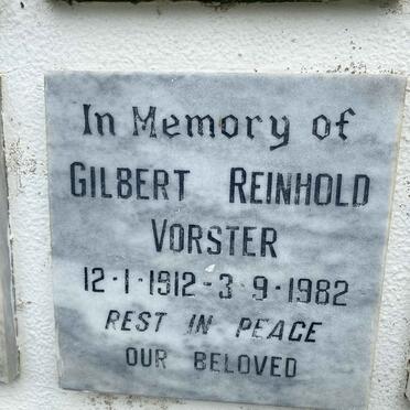 VORSTER Gilbert Reinhold 1912-1982