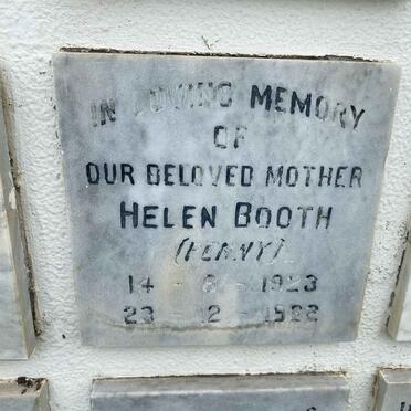 BOOTH Helen 1923-19?2