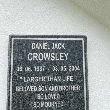 CROWSLEY Daniel Jack 1987-2004