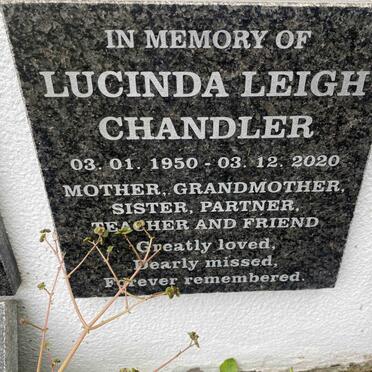 CHANDLER Lucinda Leigh 1950-2020