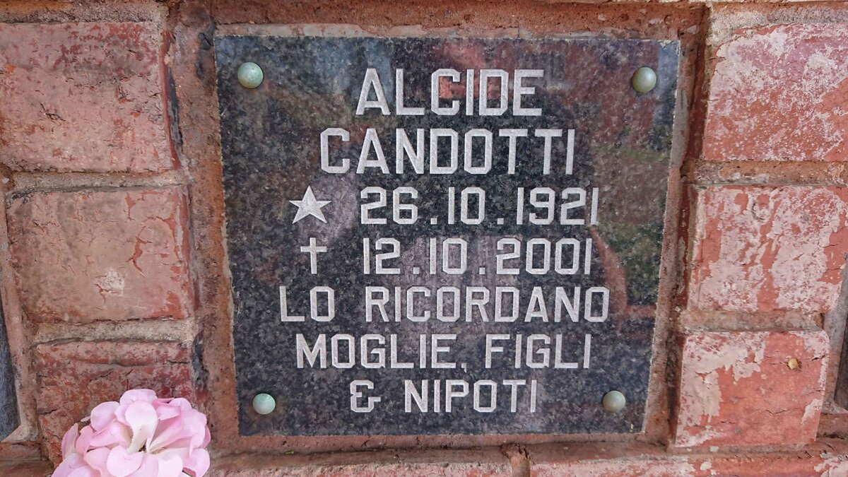 CANDOTTI Alcide 1921-2001