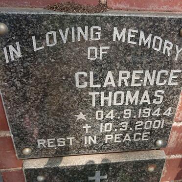 THOMAS Clarence 1944-2001