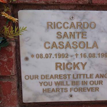 CASASOLA Riccardo Sante 1992-1997