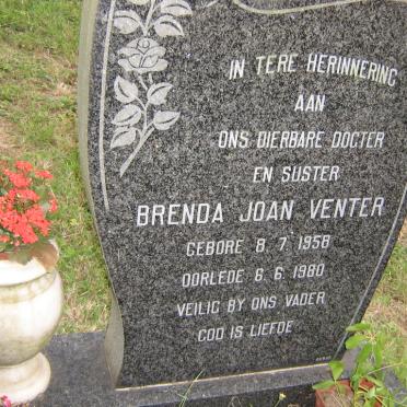 VENTER Brenda Joan 1958-1980