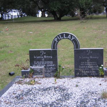 PILLAY Valayatham 1929-1996 :: PILLAY Subramaniyan -1974 &amp; Kamatchi -1987