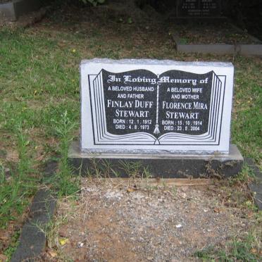STEWART Finlay Duff 1912-1973 &amp; Florence Mira 1914-2004