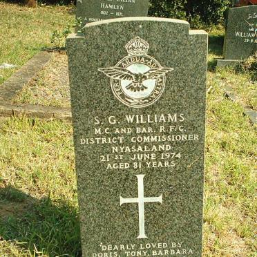 WILLIAMS S.G. -1974
