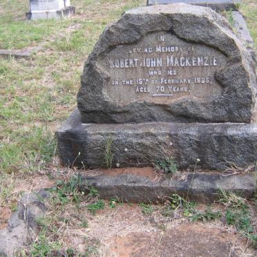 MACKENZIE Robert John -1935