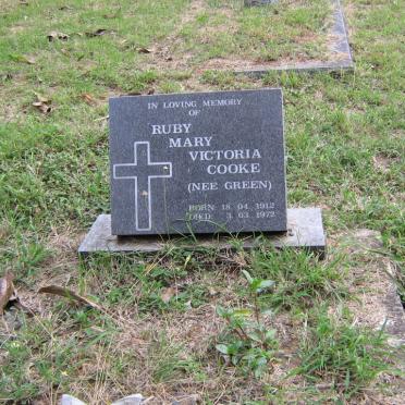 COOKE Ruby Mary Victoria nee GREEN 1912-1972