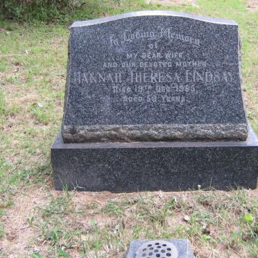 LINDSAY Hannah Theresa -1955