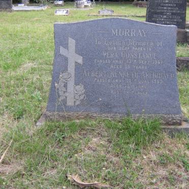 MURRAY Albert Kenneth Archibald -1968 &amp; Vera Constance -1967