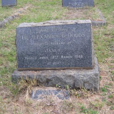 DODDS Alexander B. -1946